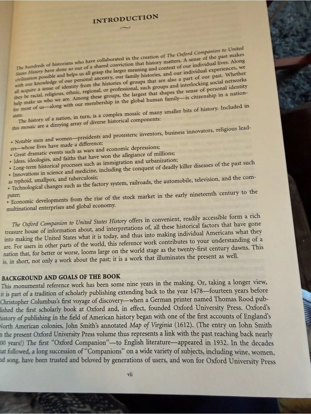 The Oxford Companion to United States History  Hardcover Book